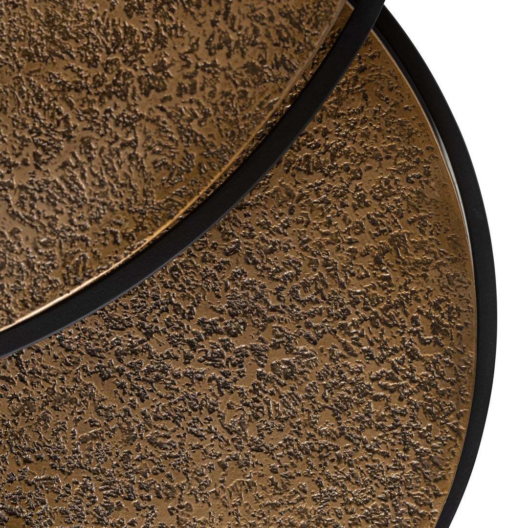 Salontafel Derby black/gold (Set of 2)