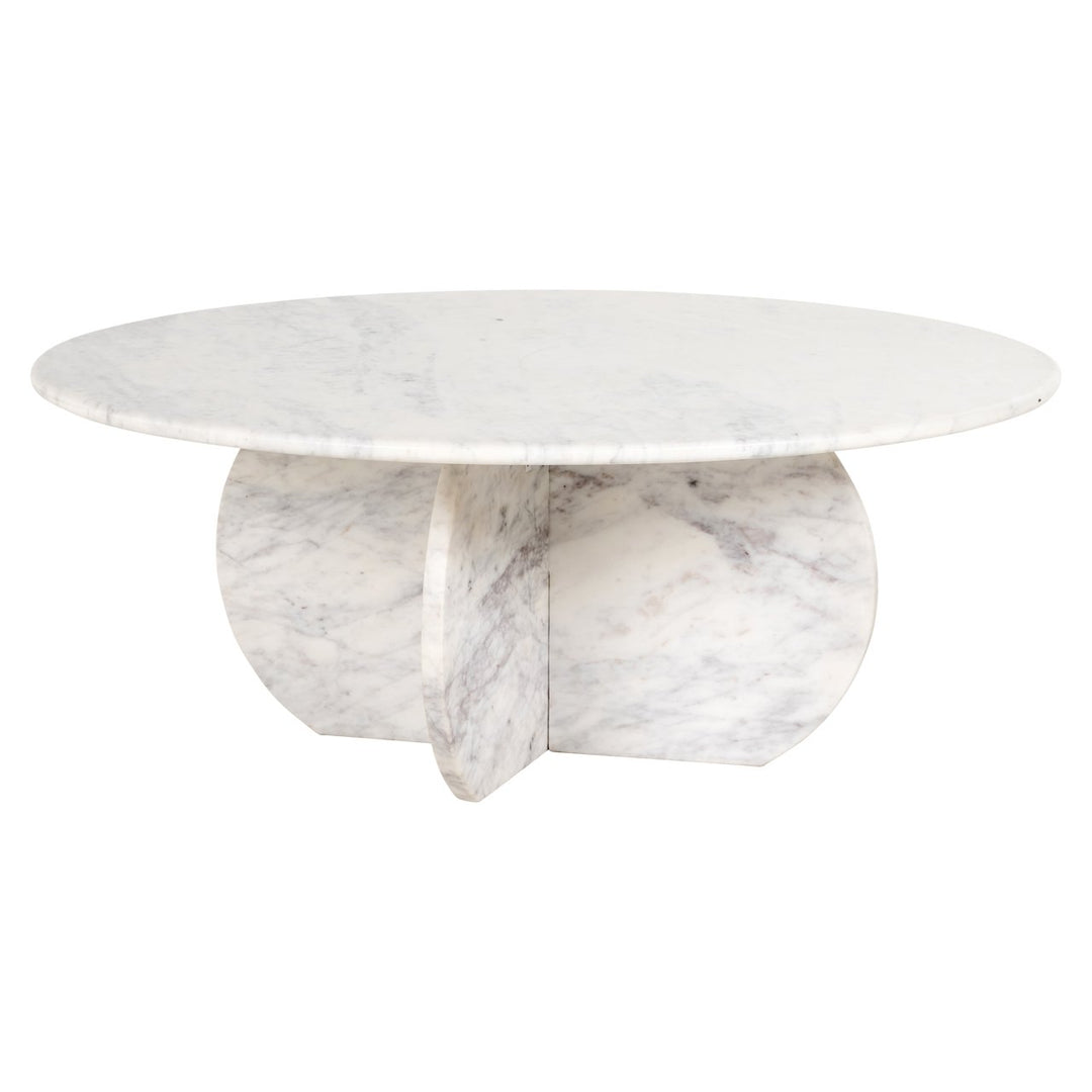 Salontafel Holmes white 90Ø