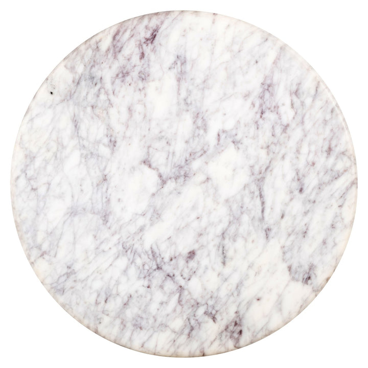 Bijzettafel Holmes white 50Ø