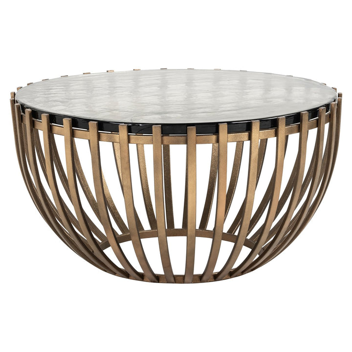 Salontafel Volante gold 84Ø