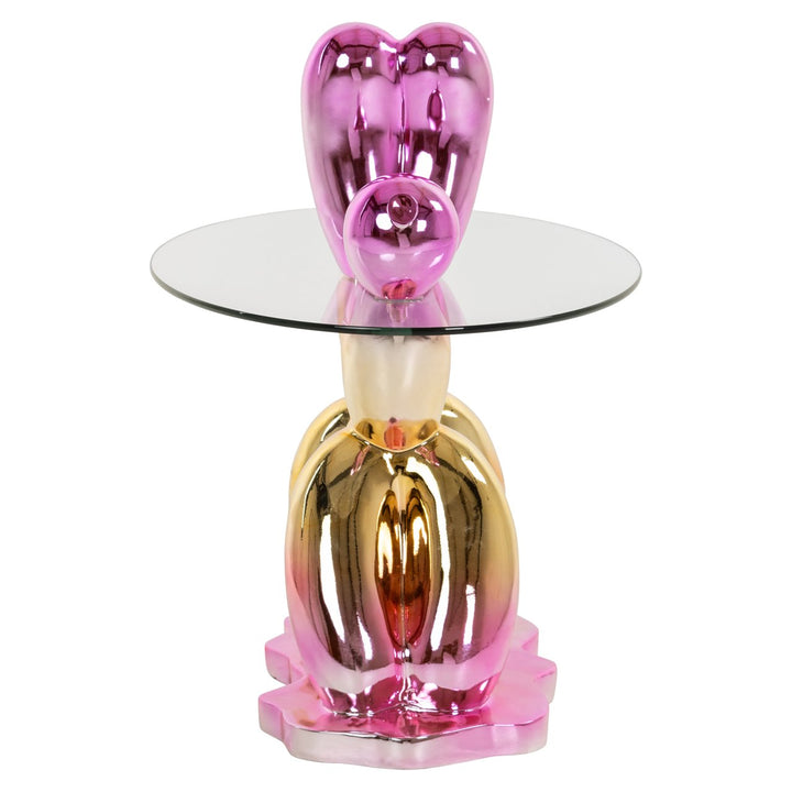 Bijzettafel Usha pink
