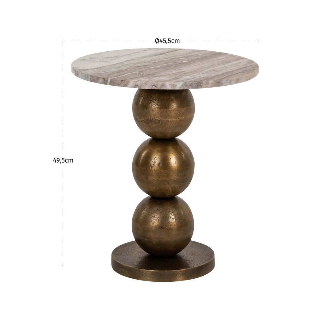 Bijzettafel Barley Blush beige