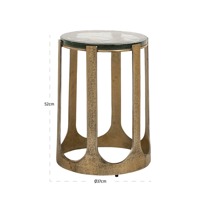 Bijzettafel Rixo gold