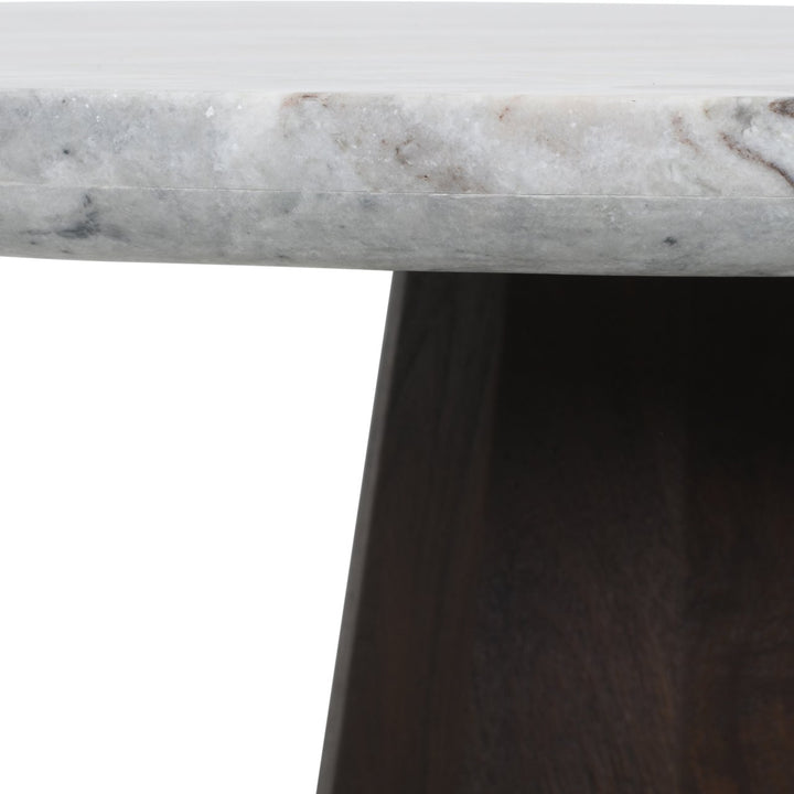 Eettafel Oberoy Blush beige 130Ø