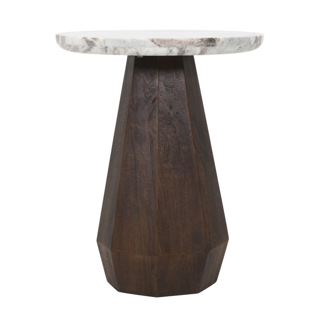 Bijzettafel Oberoy Blush beige 45Ø