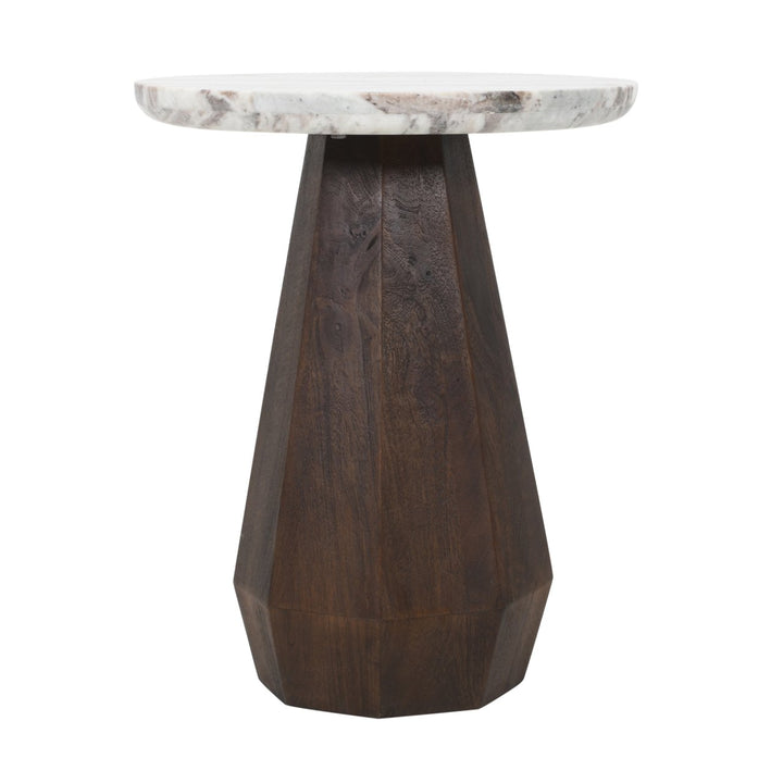 Bijzettafel Oberoy Blush beige 45Ø