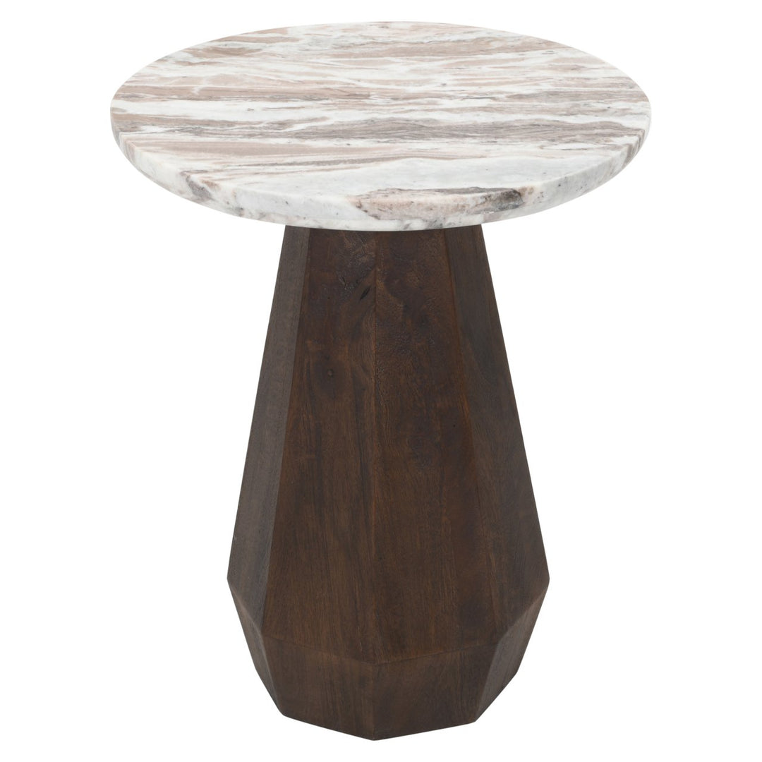 Bijzettafel Oberoy Blush beige 45Ø