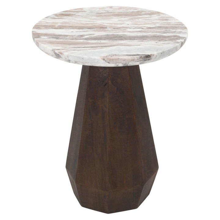 Bijzettafel Oberoy Blush beige 45Ø
