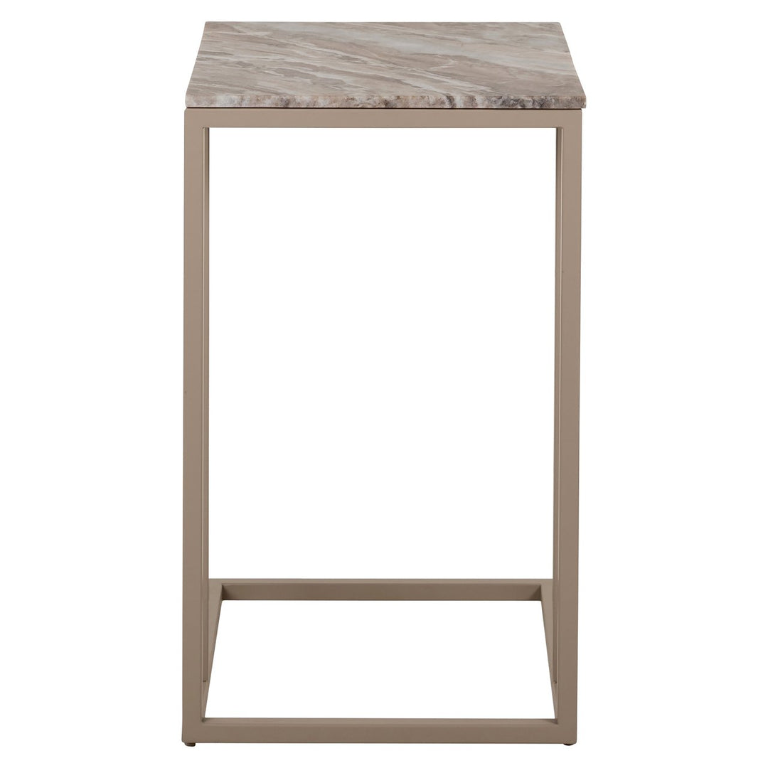 Bankbijzettafel Fairfax clay