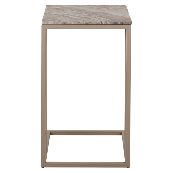 Bankbijzettafel Fairfax clay