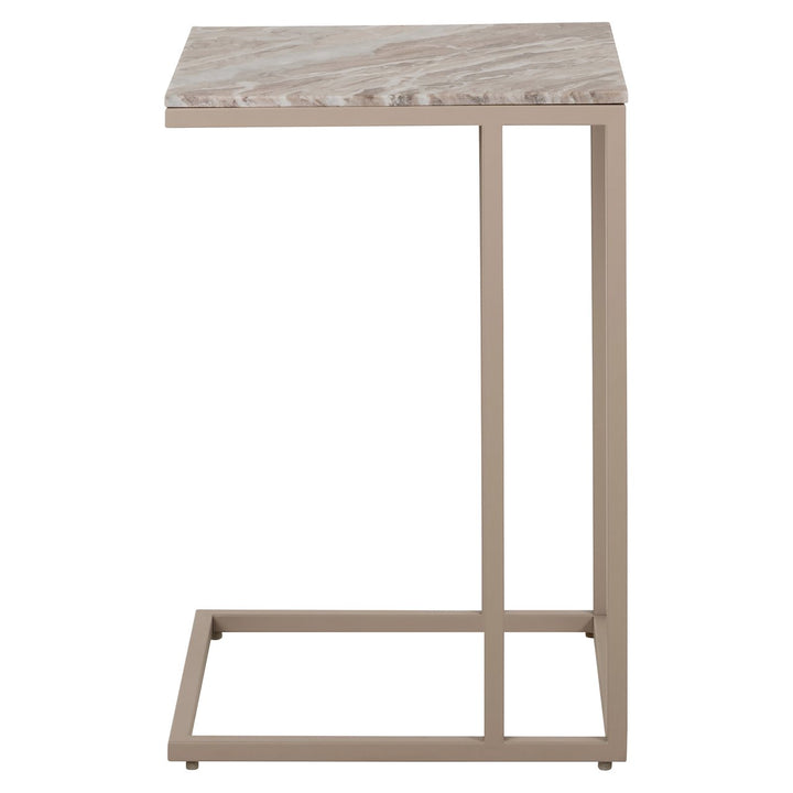 Bankbijzettafel Fairfax clay