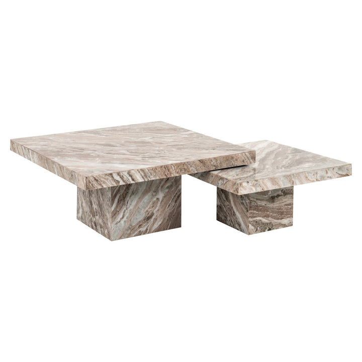 Salontafel Rashford Blush beige (Set of 2)