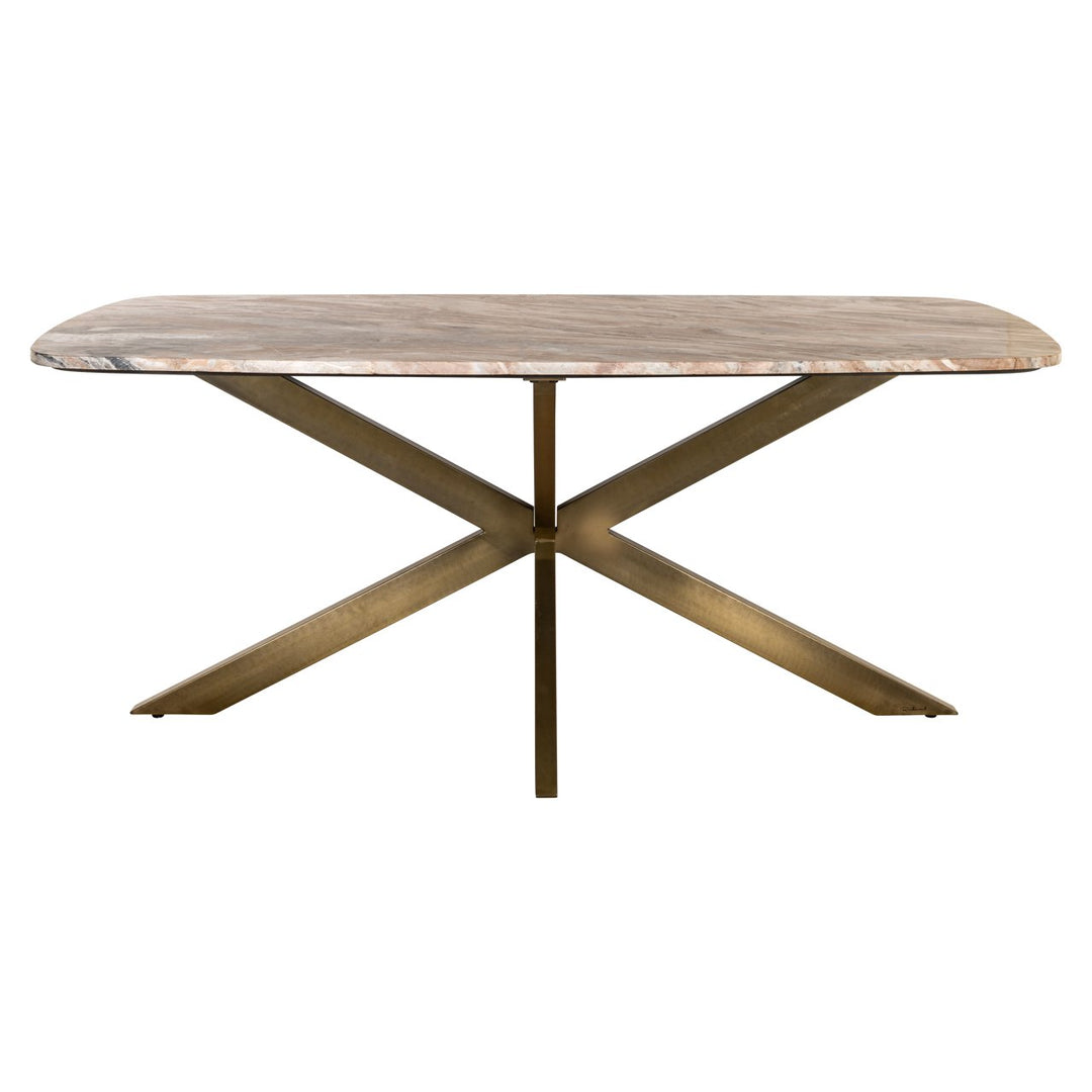 Eettafel Bottega Blush beige danish oval 220