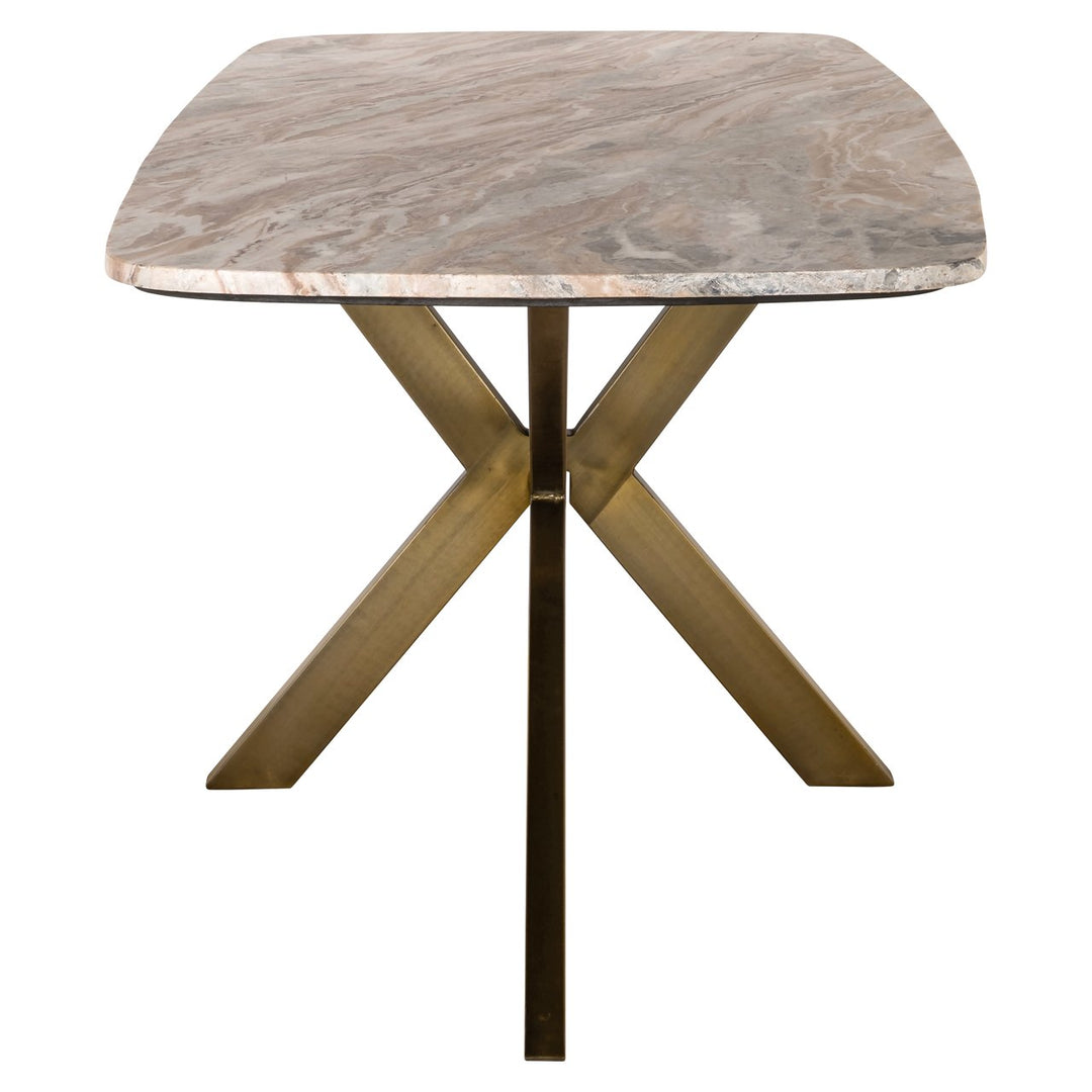 Eettafel Bottega Blush beige danish oval 220