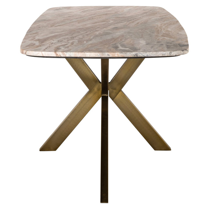 Eettafel Bottega Blush beige danish oval 220