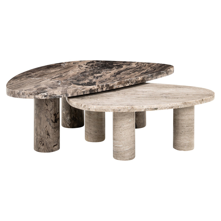 Salontafel Nazario brown (Set of 2)