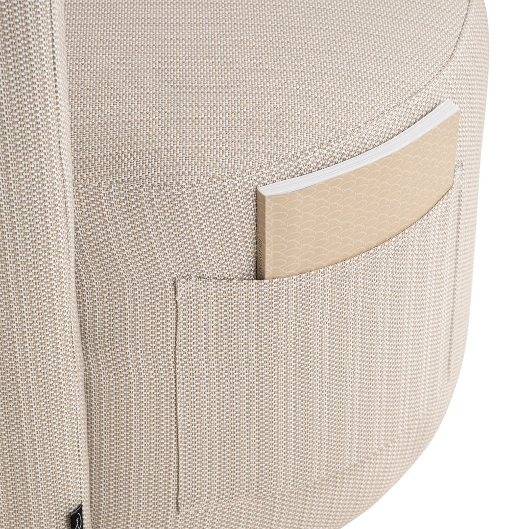 Outdoor eetkamerstoel Marlin beige swivel