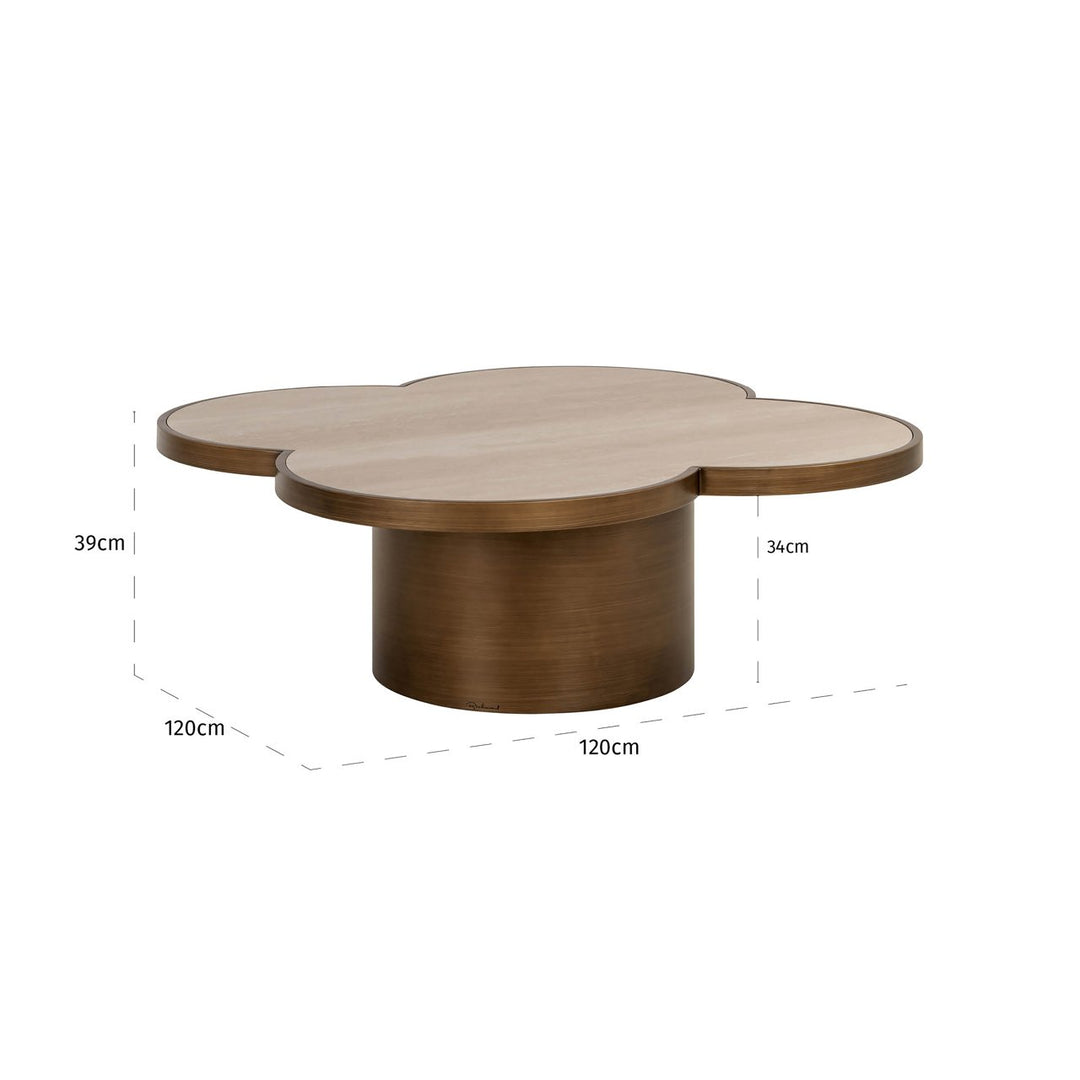 Salontafel Clover beige