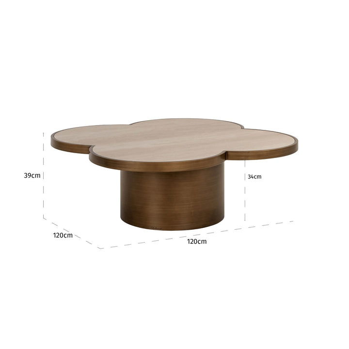 Salontafel Clover beige