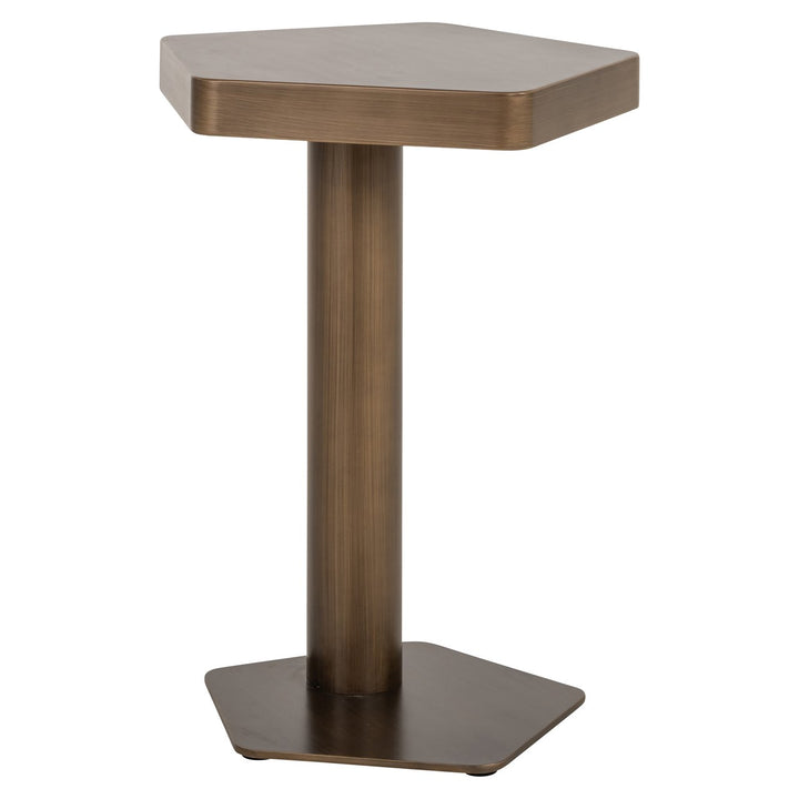 Bankbijzettafel Hexa brushed gold