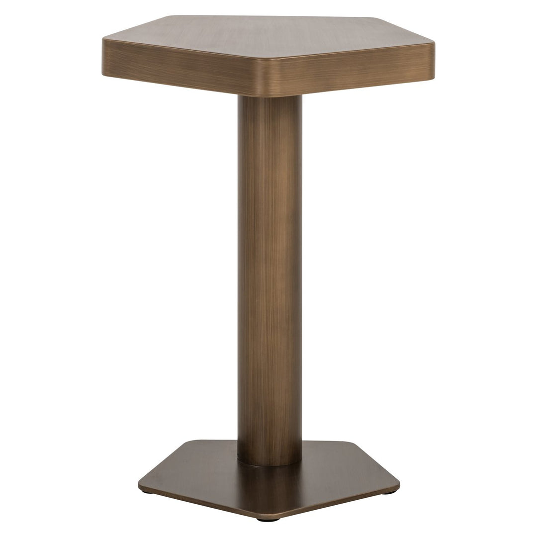 Bankbijzettafel Hexa brushed gold