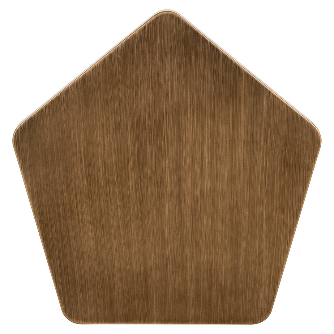 Bankbijzettafel Hexa brushed gold