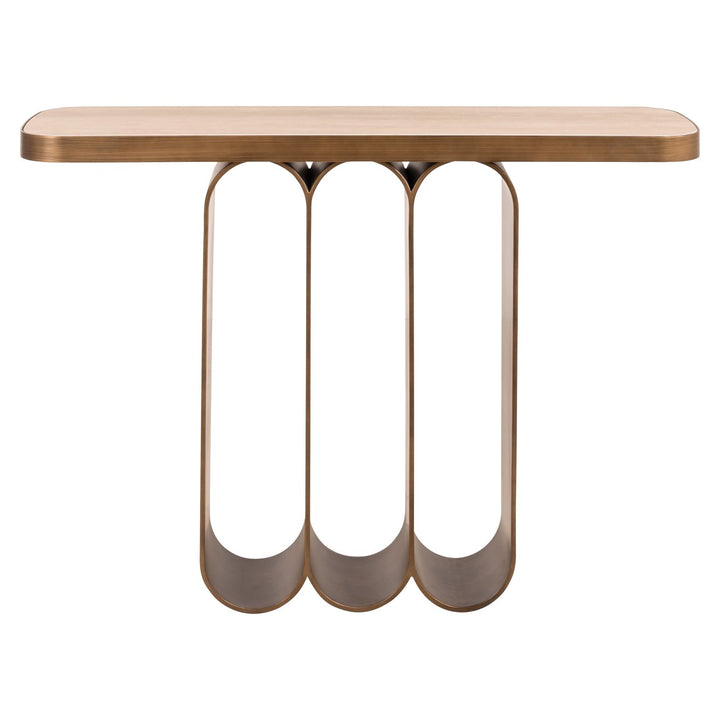 Console Locarno brushed gold