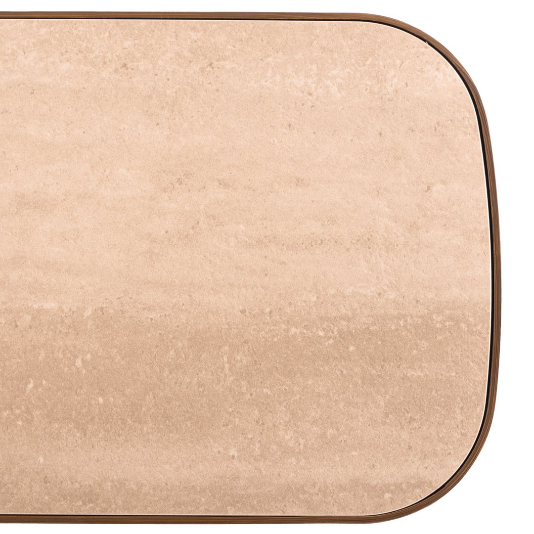 Console Locarno brushed gold