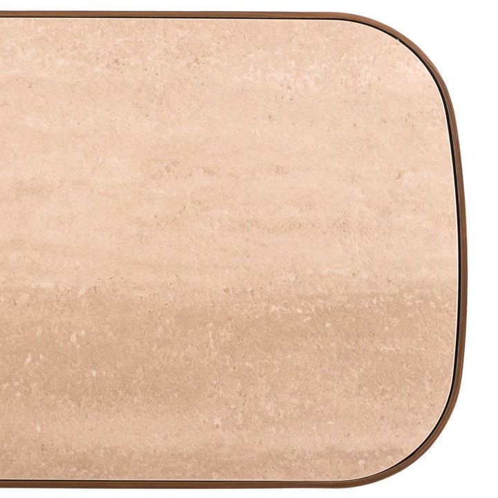 Console Locarno brushed gold