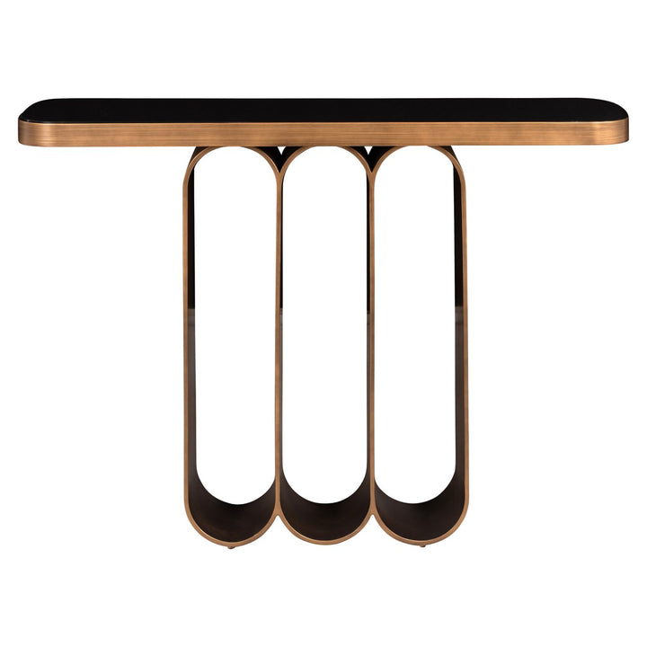 Console Locarno brushed gold