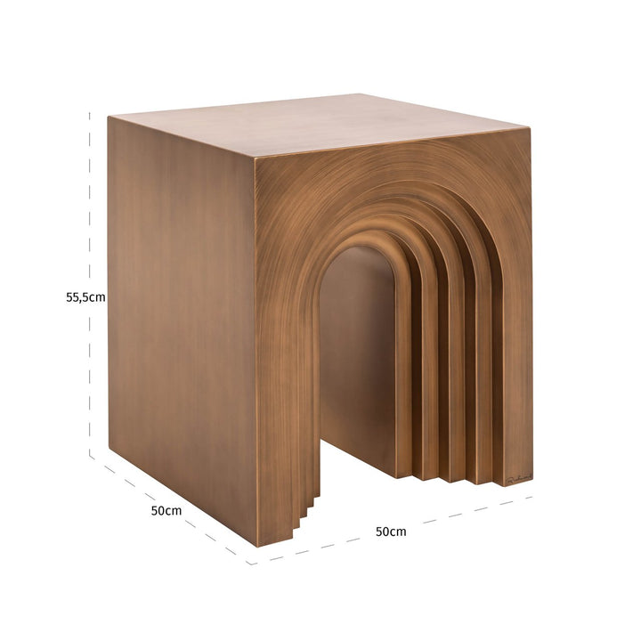 Bijzettafel Vevey brushed gold