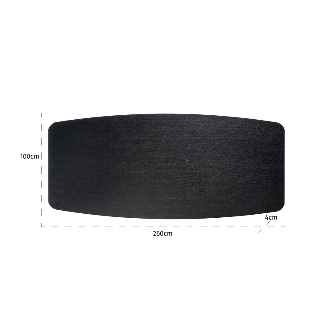 Eettafel Bonvoy black 260