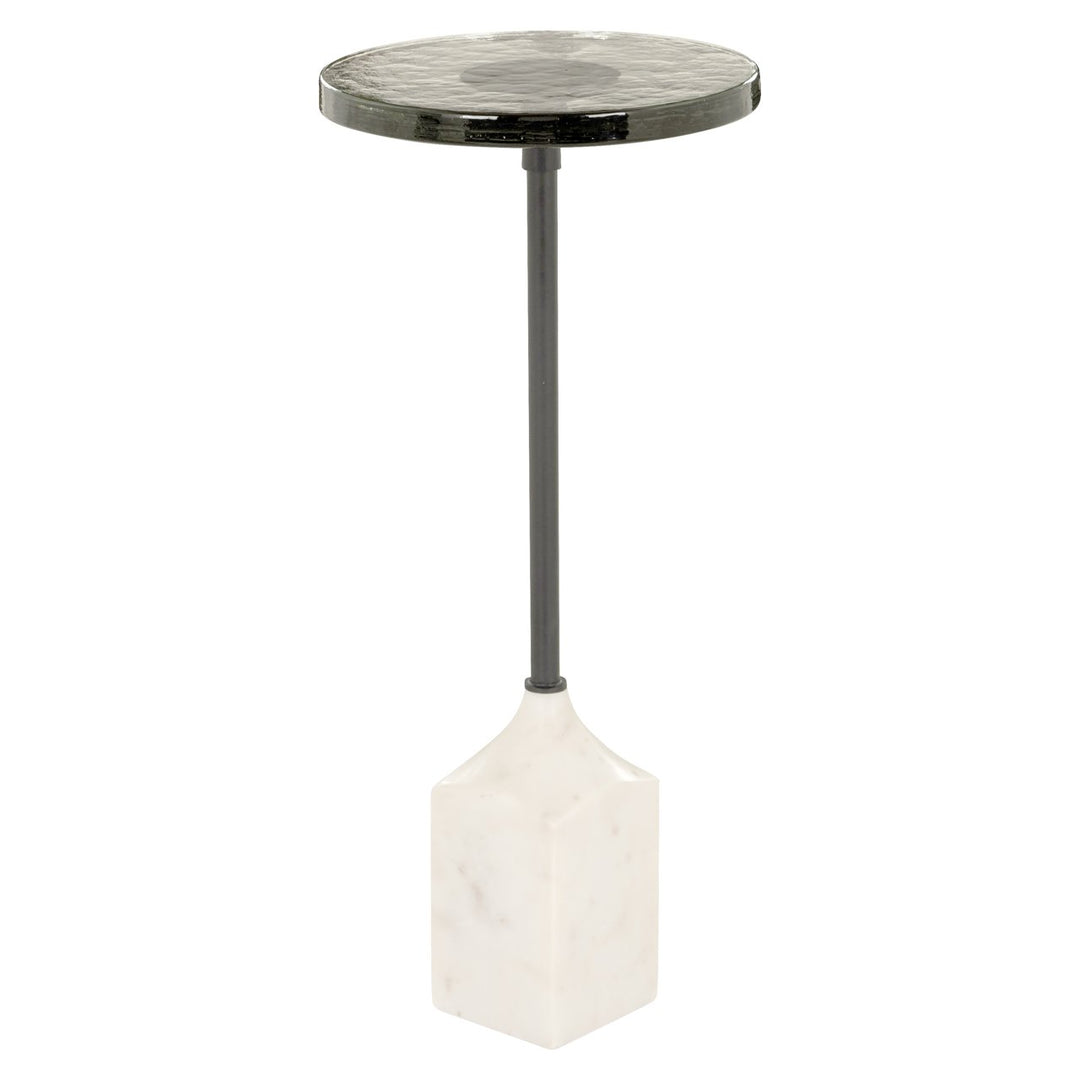 Bijzettafel Aurora white 27Ø
