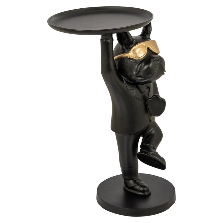 Bijzettafel Bullie black/gold