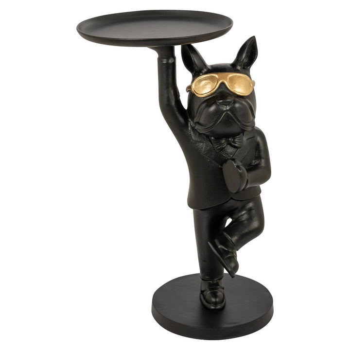 Bijzettafel Bullie black/gold