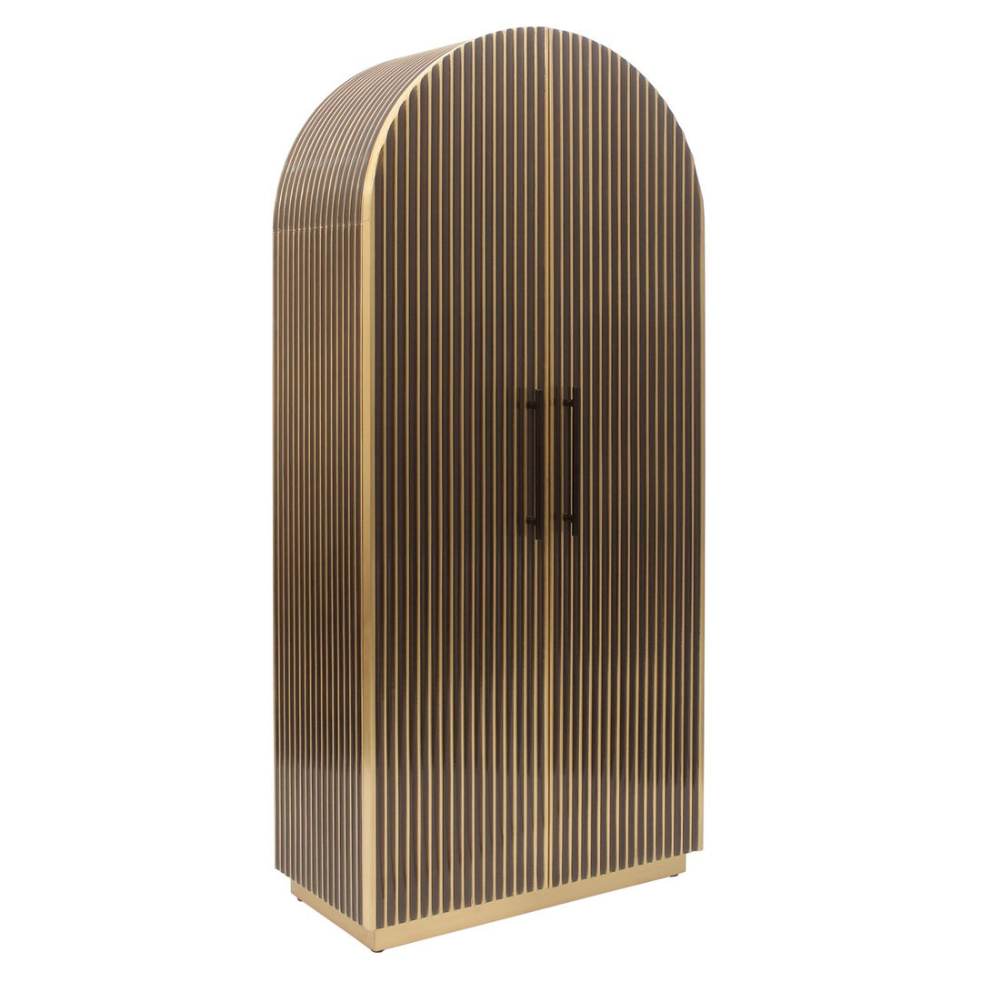 Opbergkast Les Arcs brushed gold
