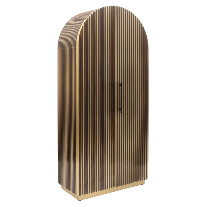 Opbergkast Les Arcs brushed gold