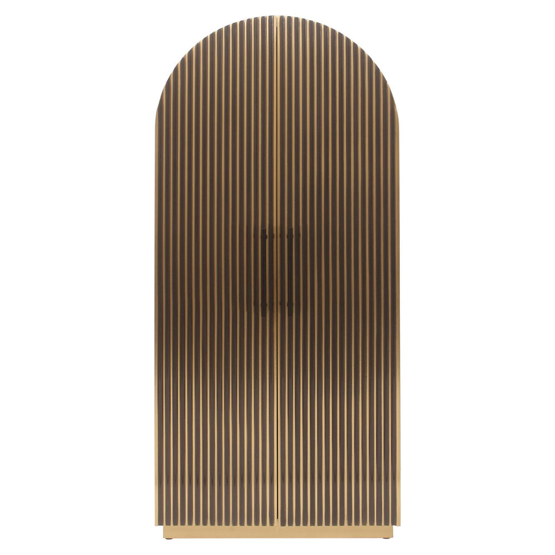 Opbergkast Les Arcs brushed gold