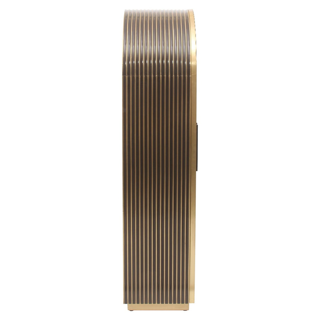 Opbergkast Les Arcs brushed gold