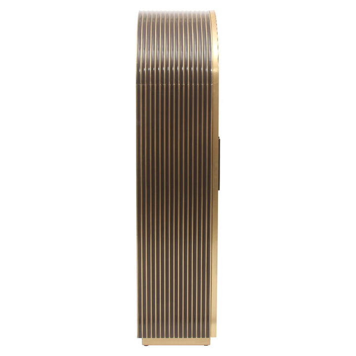 Opbergkast Les Arcs brushed gold