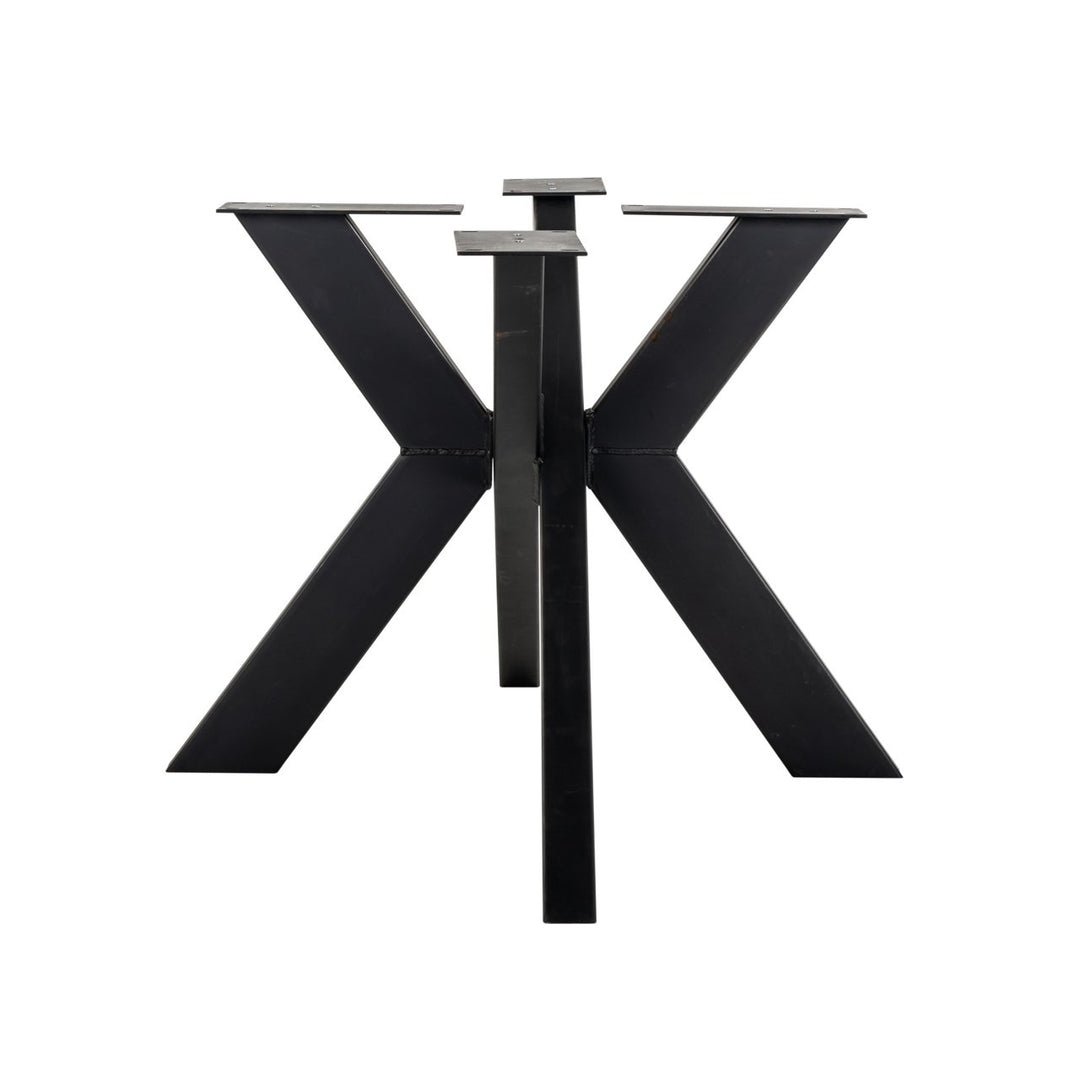 Eettafel Spider black base