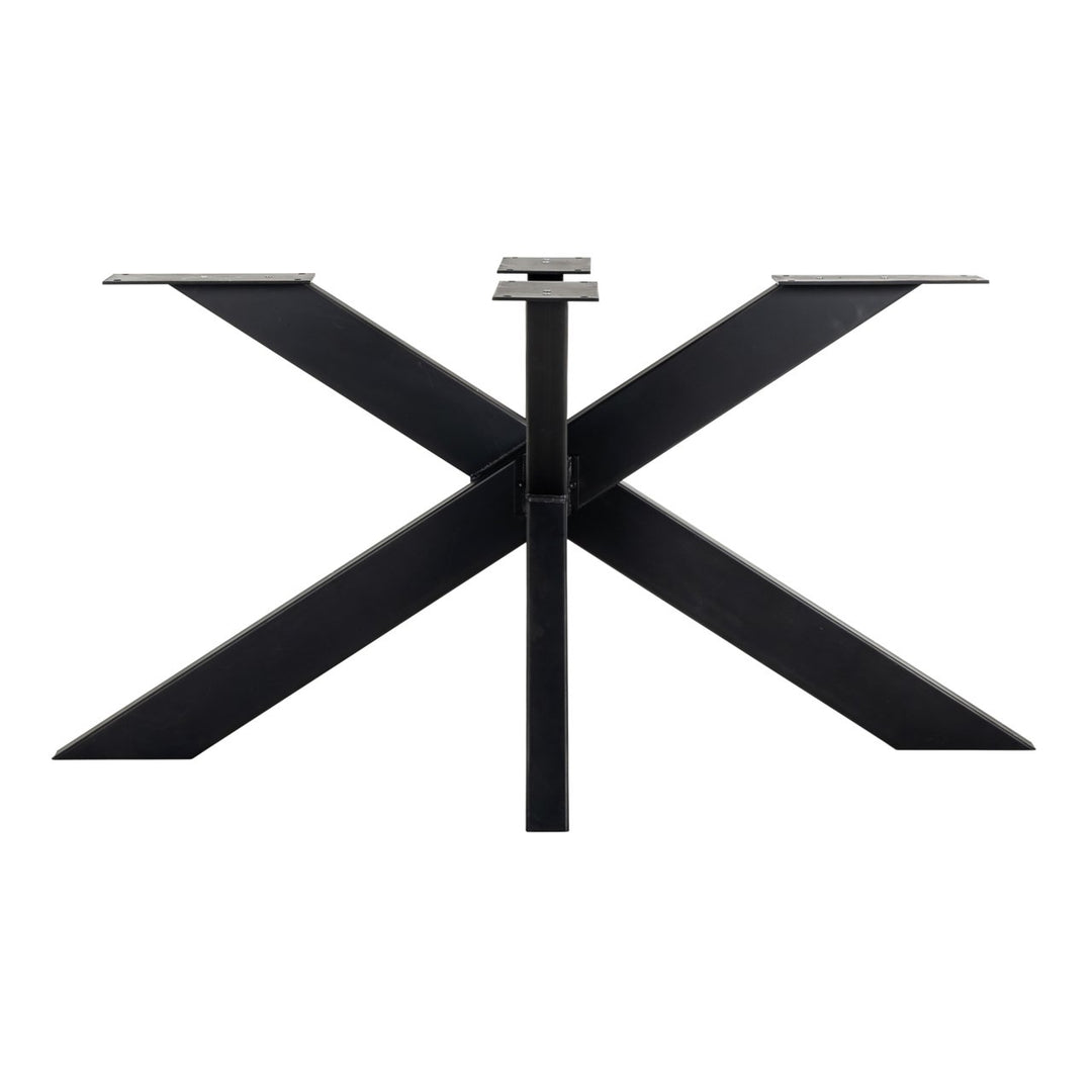 Eettafel Spider black base