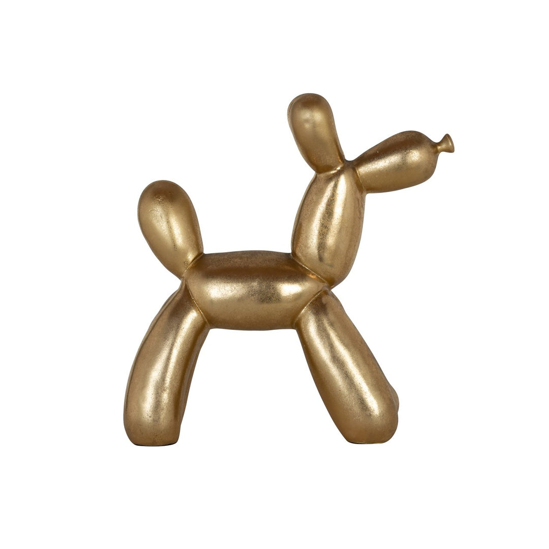 Decoratief object Dog gold