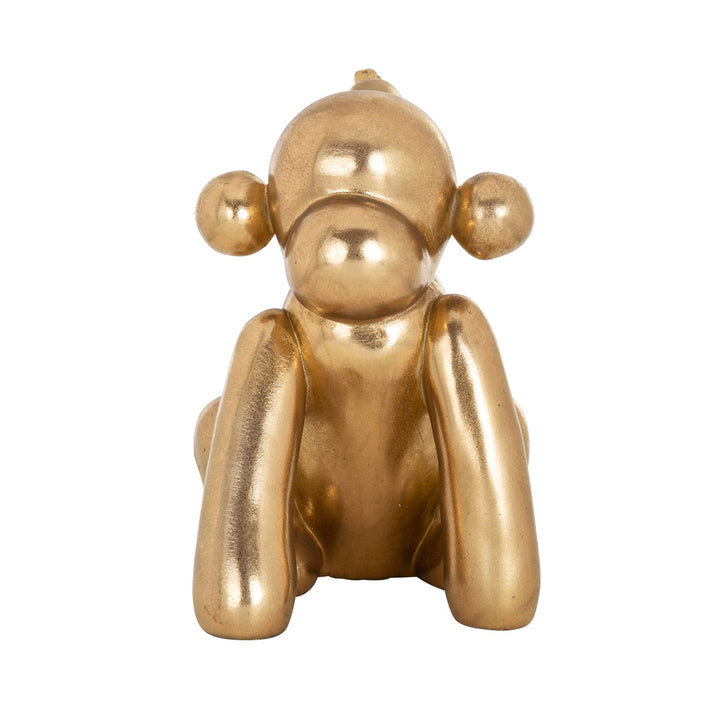Decoratief object Monkey gold