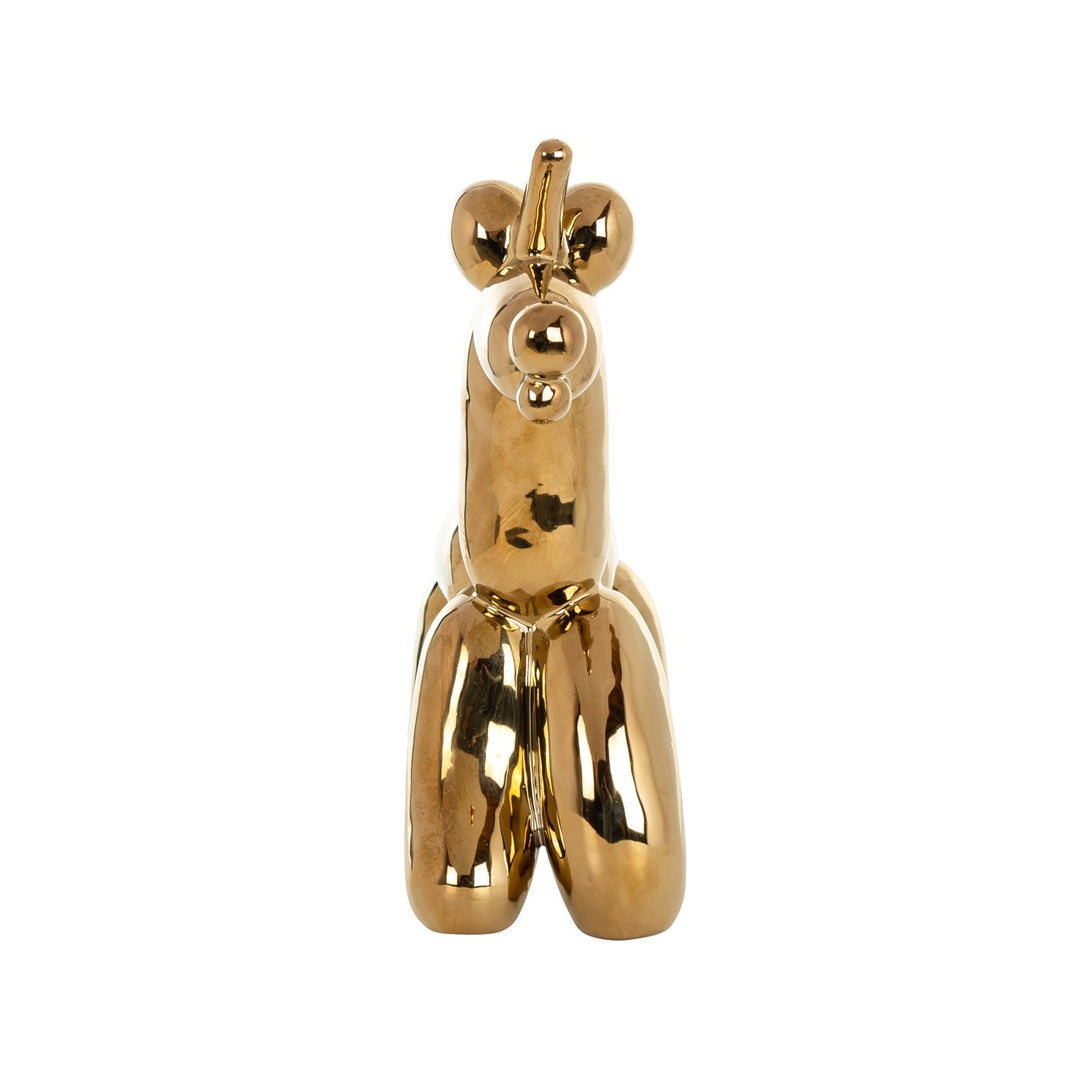 Decoratief object Balloonicorn gold