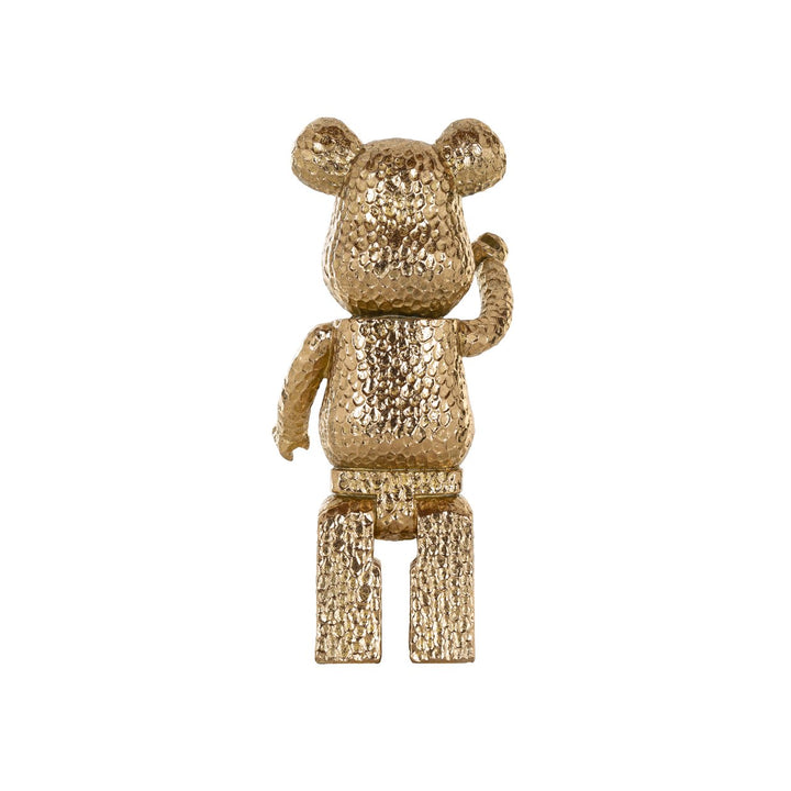 Decoratief object Bear gold standing