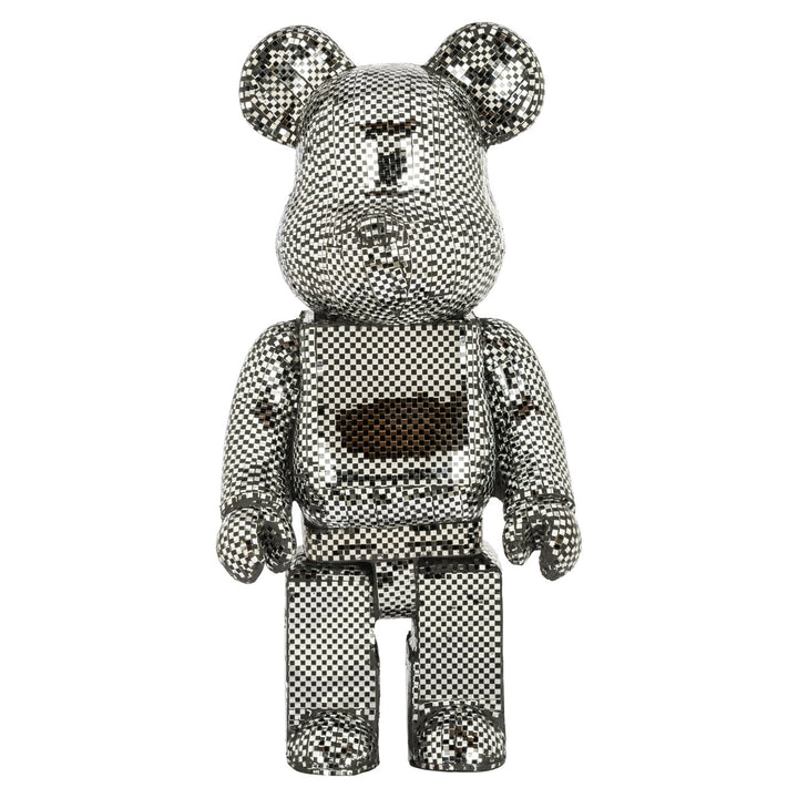 Decoratief object Bear silver small
