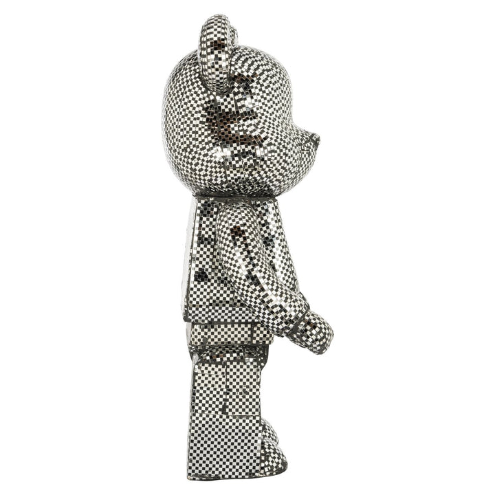 Decoratief object Bear silver small