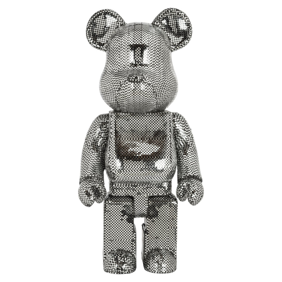 Decoratief object Bear silver large