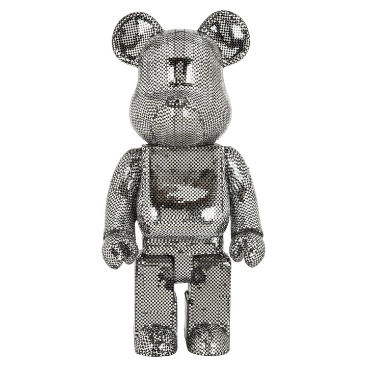 Decoratief object Bear silver large